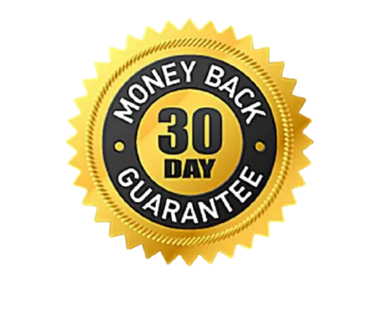 30 day money back guarantee badge
